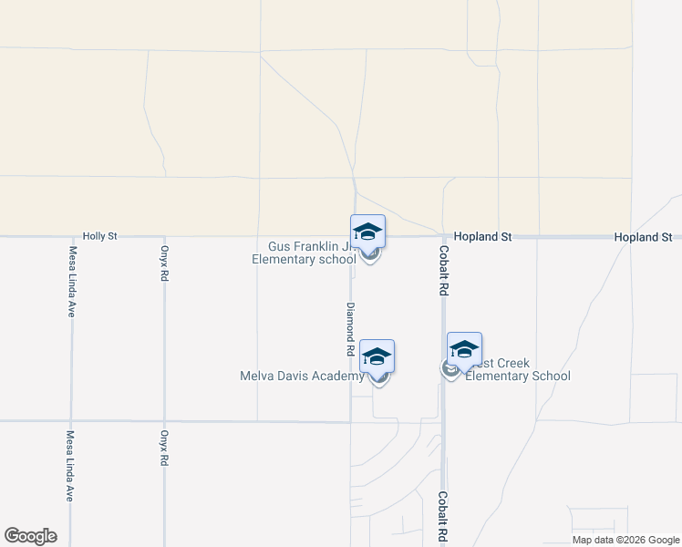 map of restaurants, bars, coffee shops, grocery stores, and more near 13125 Hopland Street in Victorville