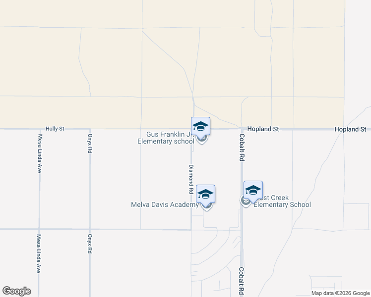 map of restaurants, bars, coffee shops, grocery stores, and more near 13125 Hopland Street in Victorville