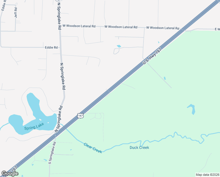 map of restaurants, bars, coffee shops, grocery stores, and more near 23108 U.S. 167 in Hensley