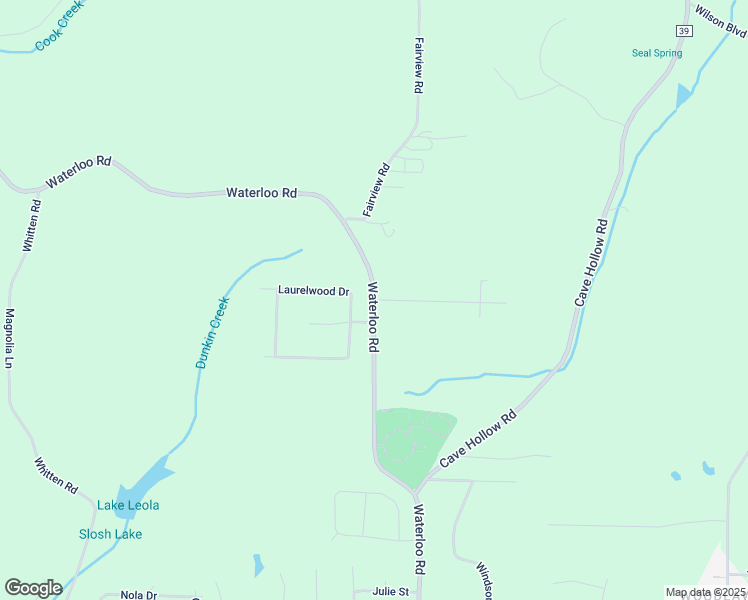 map of restaurants, bars, coffee shops, grocery stores, and more near 1 James Road in Russellville