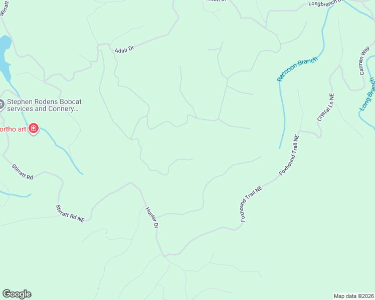 map of restaurants, bars, coffee shops, grocery stores, and more near 1223 Cedar Ridge in Ranger