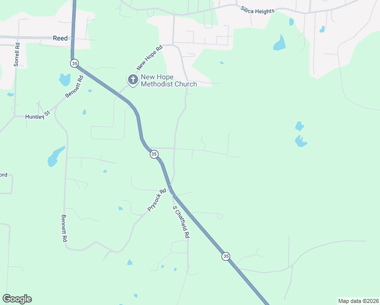 map of restaurants, bars, coffee shops, grocery stores, and more near 2815 Social Hill Road in Benton