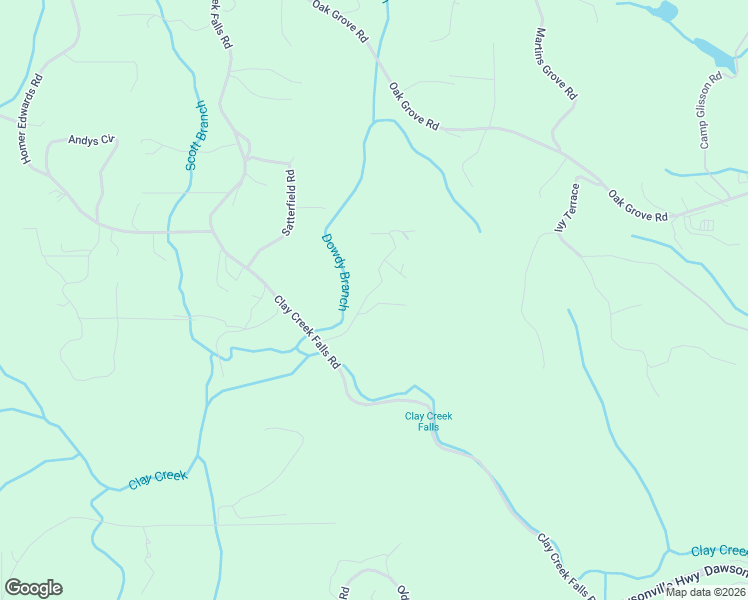 map of restaurants, bars, coffee shops, grocery stores, and more near 57 Dolly Lane in Dahlonega