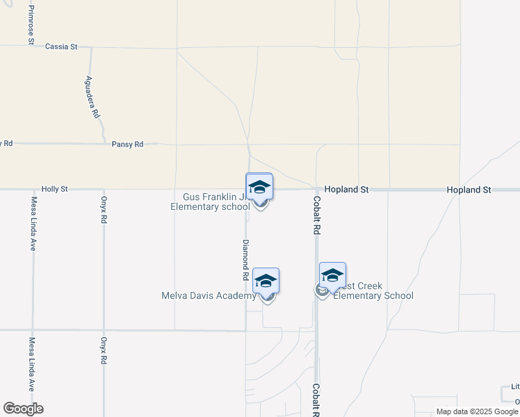 map of restaurants, bars, coffee shops, grocery stores, and more near 13125 Hopland Street in Victorville