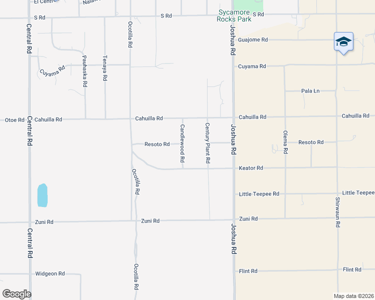 map of restaurants, bars, coffee shops, grocery stores, and more near 15989 Century Plant Road in Apple Valley