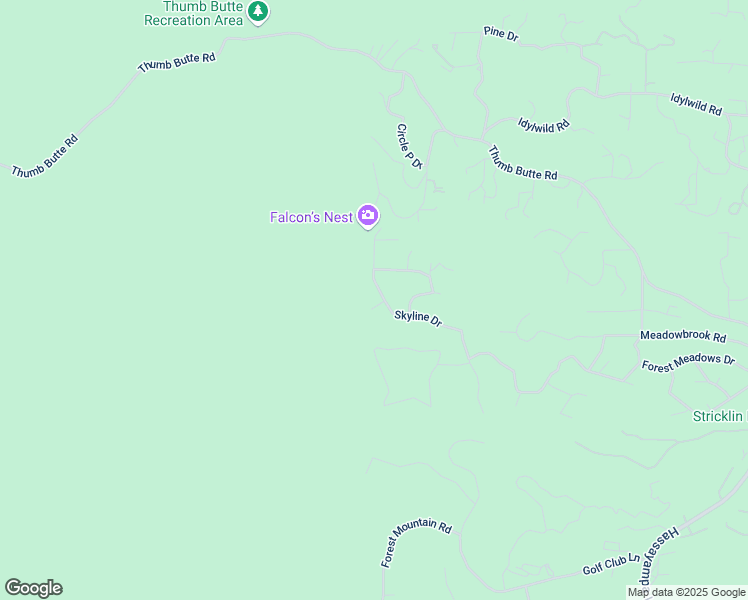 map of restaurants, bars, coffee shops, grocery stores, and more near 2275 Skyline Drive in Prescott