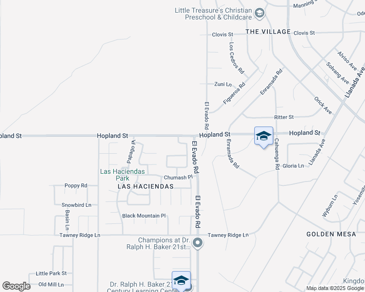 map of restaurants, bars, coffee shops, grocery stores, and more near 14477 Wapiti Way in Victorville