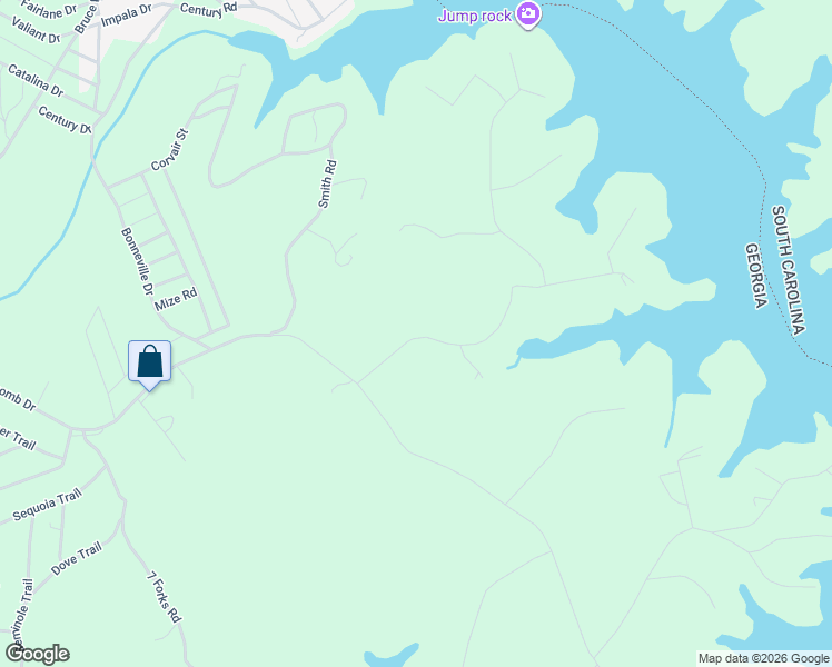 map of restaurants, bars, coffee shops, grocery stores, and more near 165 Cooper Valley Road in Martin