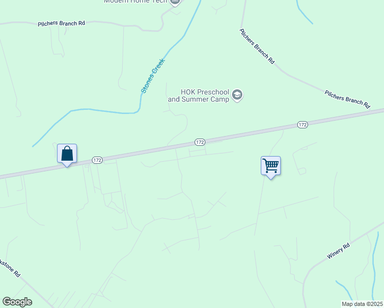 map of restaurants, bars, coffee shops, grocery stores, and more near 500 Oyster Rock Lane in Sneads Ferry