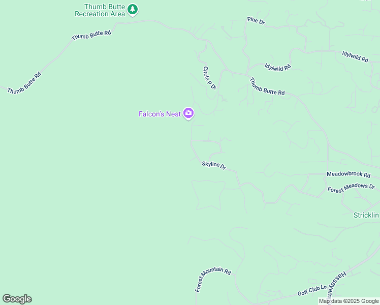 map of restaurants, bars, coffee shops, grocery stores, and more near 2275 Skyline Drive in Prescott