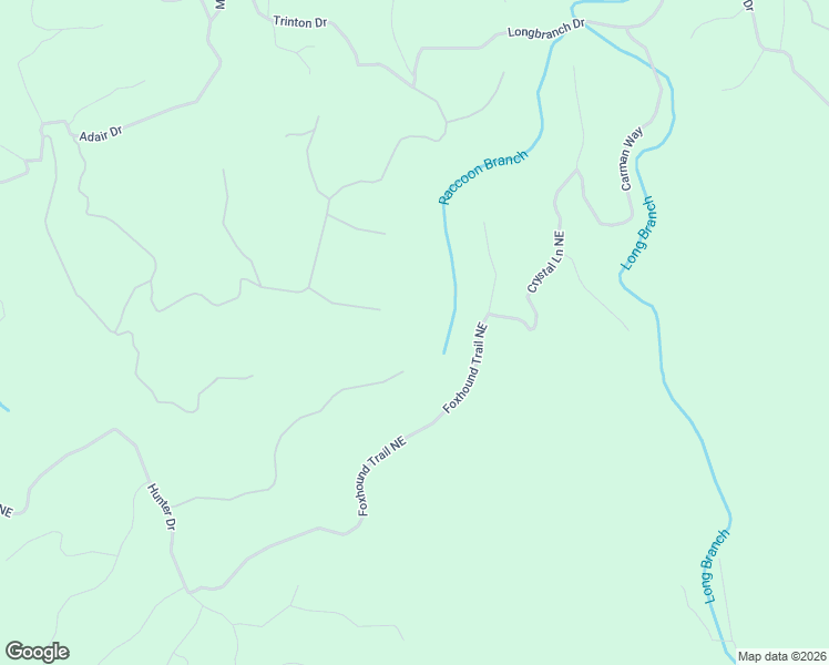 map of restaurants, bars, coffee shops, grocery stores, and more near 1196 Jewel Court Northeast in Ranger