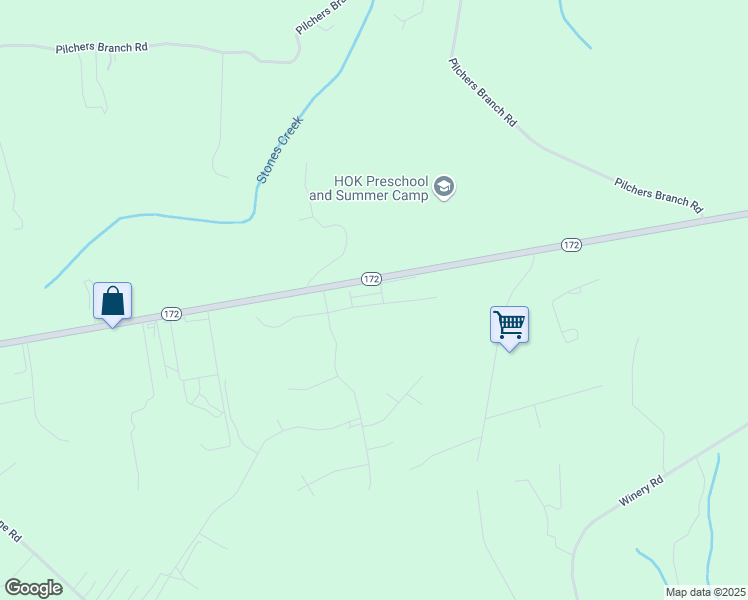 map of restaurants, bars, coffee shops, grocery stores, and more near 524 Oyster Rock Lane in Sneads Ferry