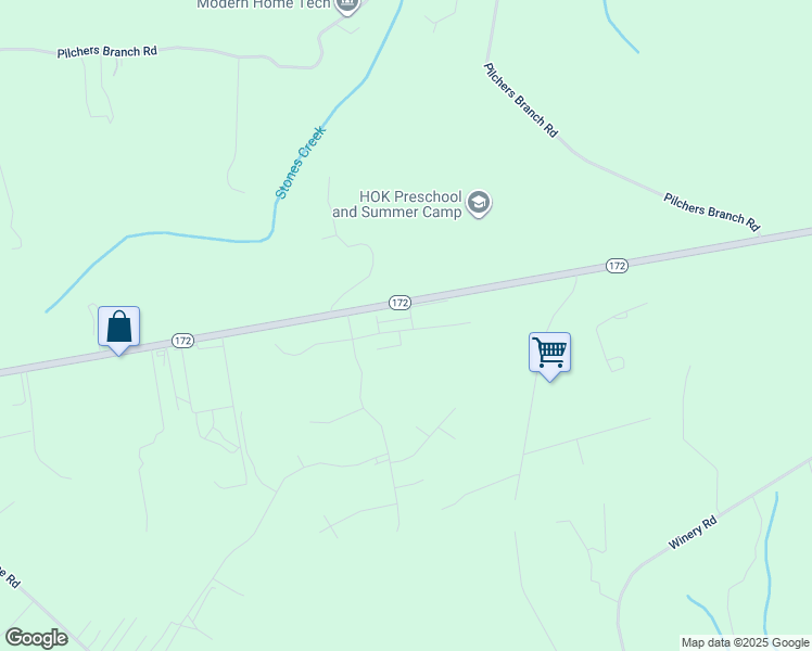 map of restaurants, bars, coffee shops, grocery stores, and more near 512 Oyster Rock Lane in Sneads Ferry