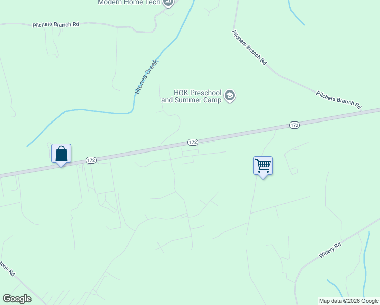 map of restaurants, bars, coffee shops, grocery stores, and more near 512 Oyster Rock Lane in Sneads Ferry