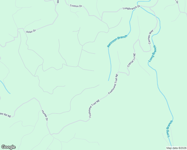 map of restaurants, bars, coffee shops, grocery stores, and more near 1196 Jewel Court Northeast in Ranger