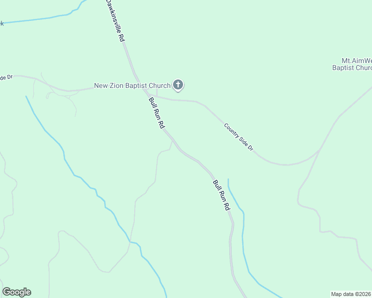 map of restaurants, bars, coffee shops, grocery stores, and more near 4822 Bull Run Road in Blackstock