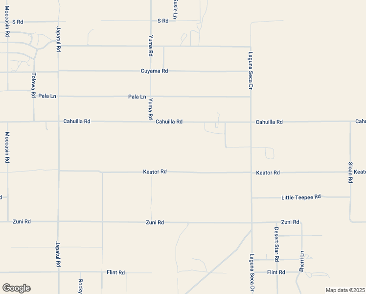 map of restaurants, bars, coffee shops, grocery stores, and more near 24625 Cahuilla Road in Apple Valley