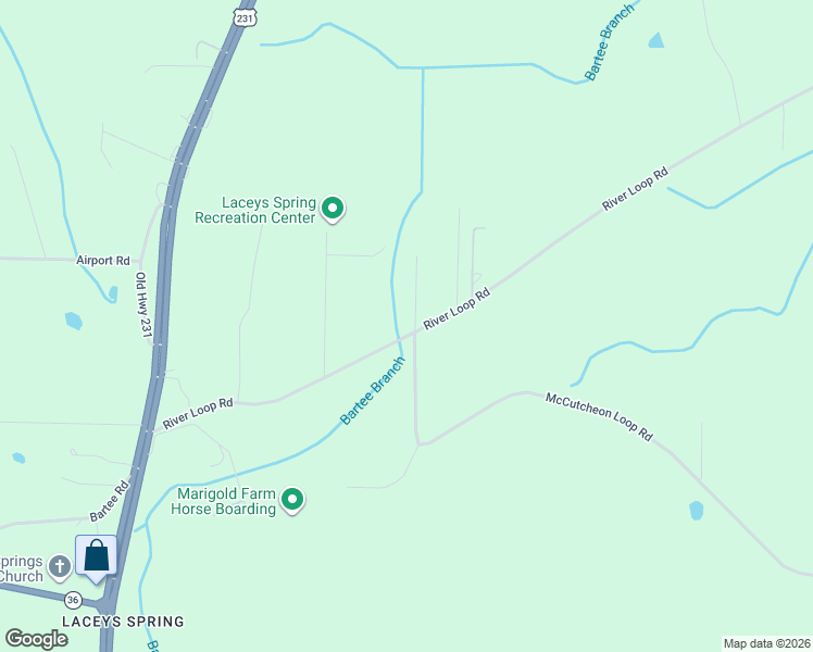 map of restaurants, bars, coffee shops, grocery stores, and more near 8 Streamside Drive in Morgan County