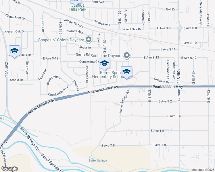 map of restaurants, bars, coffee shops, grocery stores, and more near 3310 Purple Sage Lane in Palmdale