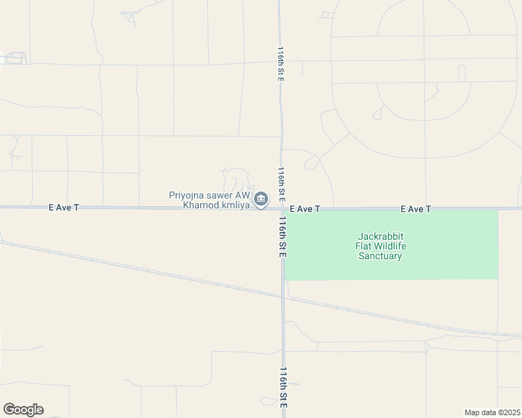 map of restaurants, bars, coffee shops, grocery stores, and more near East Avenue T in Los Angeles County