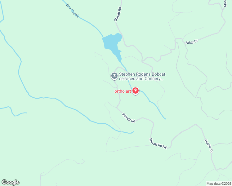 map of restaurants, bars, coffee shops, grocery stores, and more near 270 Garnet Court in Ranger