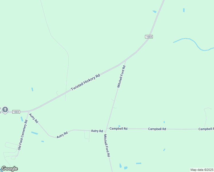 map of restaurants, bars, coffee shops, grocery stores, and more near Mitchell Ford Road in Butters