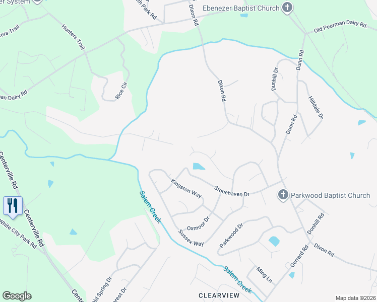 map of restaurants, bars, coffee shops, grocery stores, and more near 208 Harborough Road in Anderson