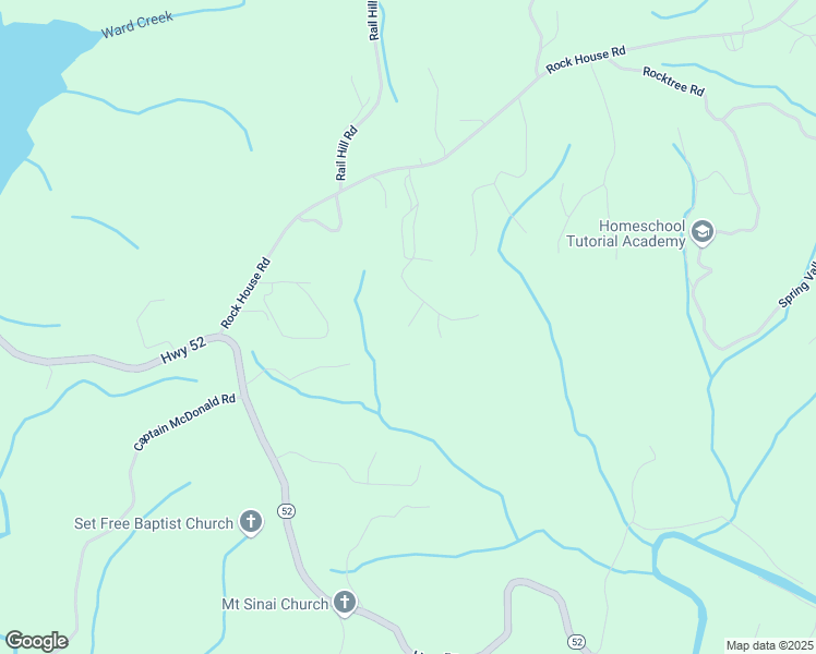 map of restaurants, bars, coffee shops, grocery stores, and more near 83 Crabapple Ridge in Dahlonega