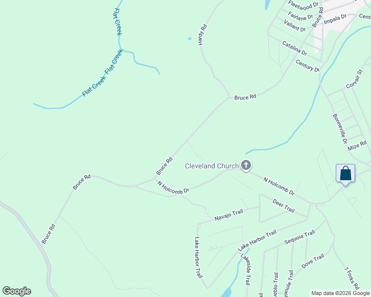 map of restaurants, bars, coffee shops, grocery stores, and more near 120 Bruce Road in Martin