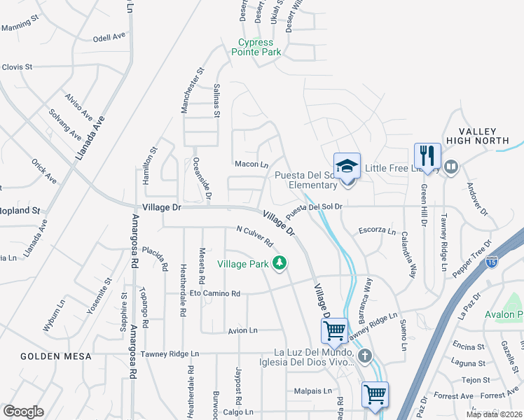 map of restaurants, bars, coffee shops, grocery stores, and more near in Victorville