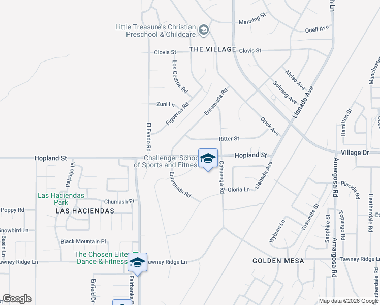map of restaurants, bars, coffee shops, grocery stores, and more near 14760 Hopland Street in Victorville