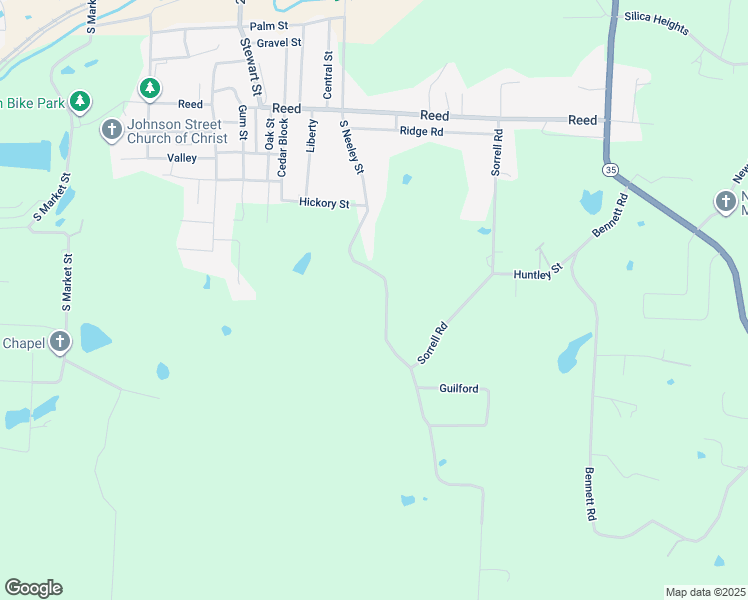 map of restaurants, bars, coffee shops, grocery stores, and more near 2011 South Neeley Street in Benton