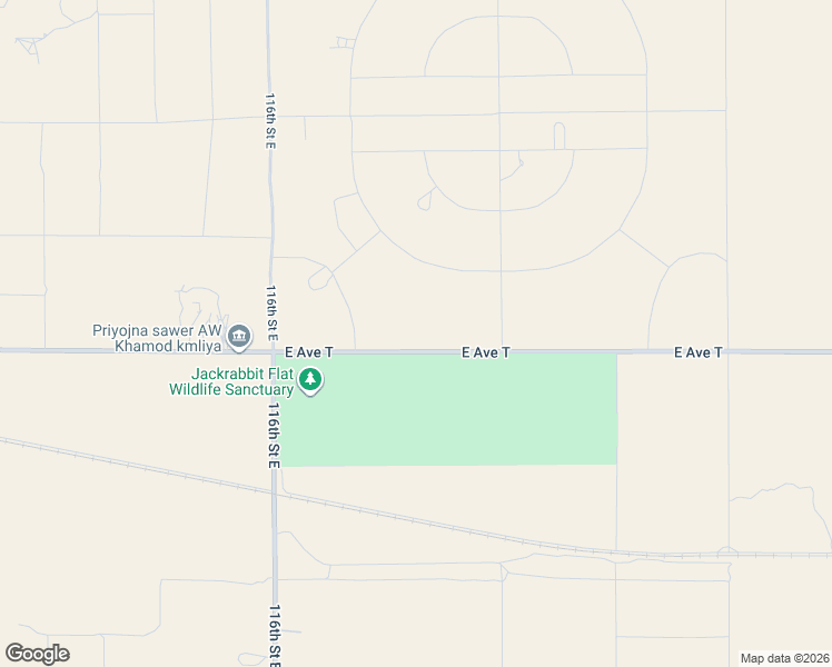map of restaurants, bars, coffee shops, grocery stores, and more near East Avenue T in Los Angeles County