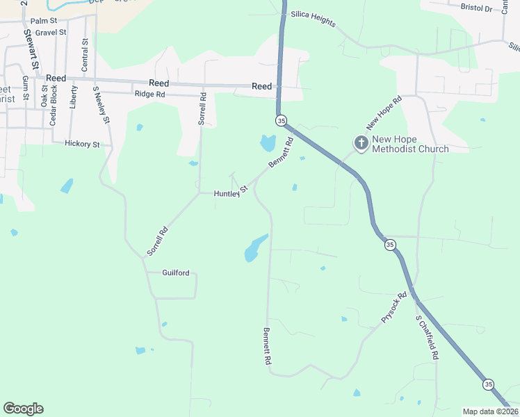 map of restaurants, bars, coffee shops, grocery stores, and more near 1918 Bennett Road in Benton