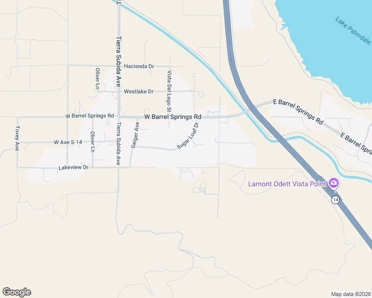 map of restaurants, bars, coffee shops, grocery stores, and more near 420 Sugar Loaf Drive in Palmdale