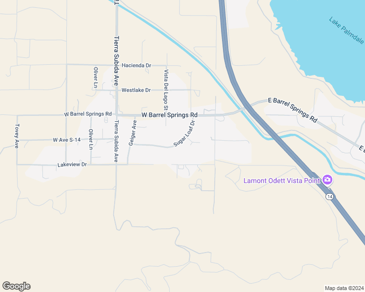 map of restaurants, bars, coffee shops, grocery stores, and more near 420 Sugar Loaf Drive in Palmdale