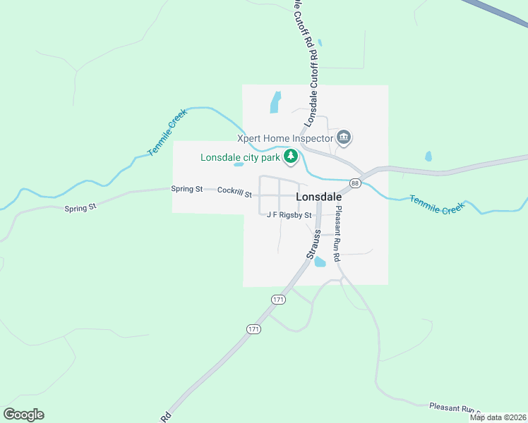 map of restaurants, bars, coffee shops, grocery stores, and more near 462 J F Rigsby Street in Lonsdale