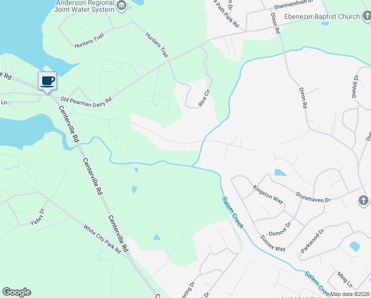 map of restaurants, bars, coffee shops, grocery stores, and more near 2019 Quail Ridge Road in Anderson