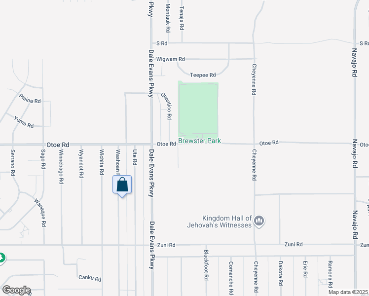 map of restaurants, bars, coffee shops, grocery stores, and more near 16087 Apache Road in Apple Valley