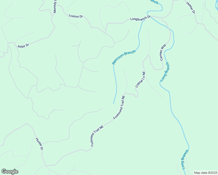 map of restaurants, bars, coffee shops, grocery stores, and more near 1055 Mayfield Lane Northeast in Ranger