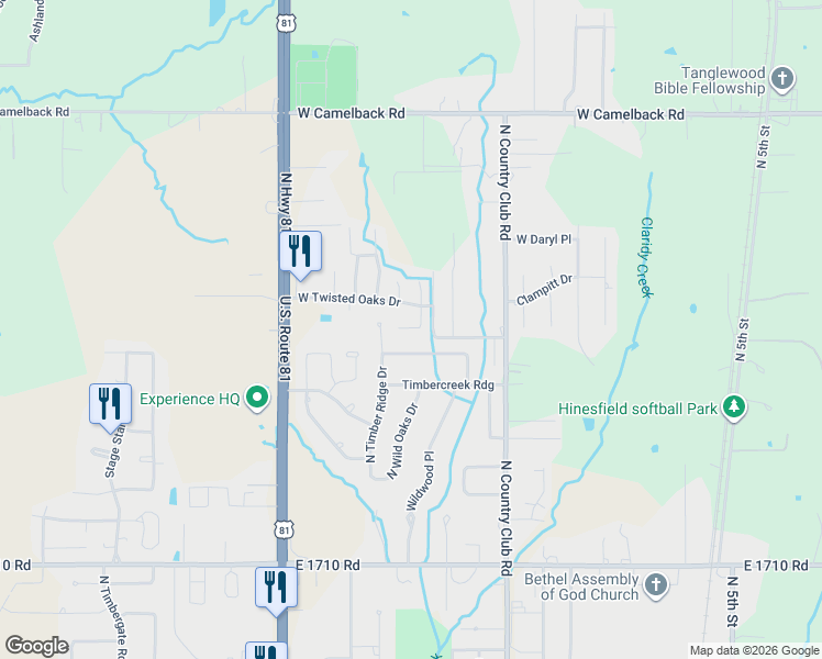 map of restaurants, bars, coffee shops, grocery stores, and more near 3206 Fox Hollow Road in Duncan