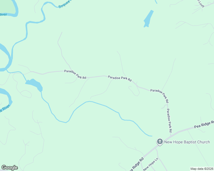map of restaurants, bars, coffee shops, grocery stores, and more near 1006 Paradise Park Road in Cornelia