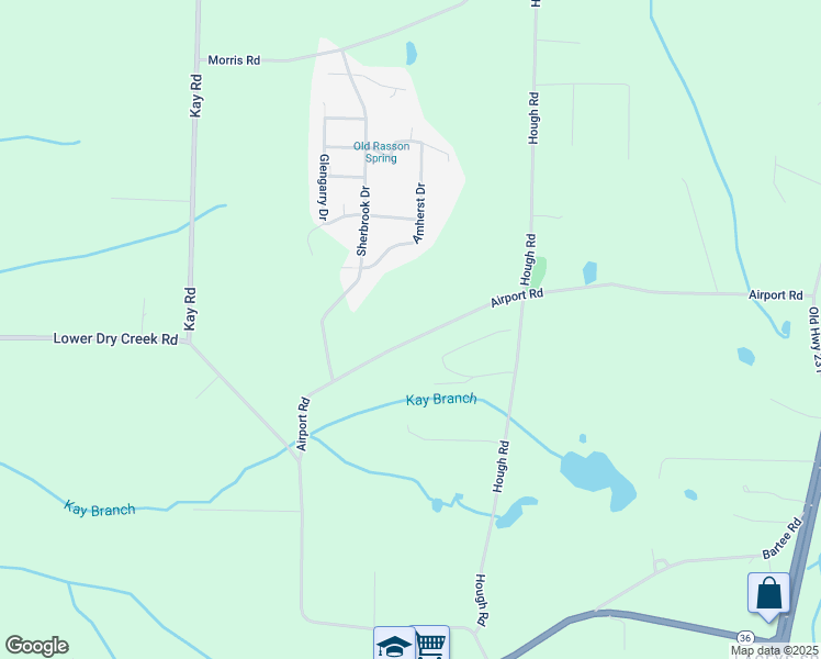 map of restaurants, bars, coffee shops, grocery stores, and more near 216 Airport Road in Laceys Spring