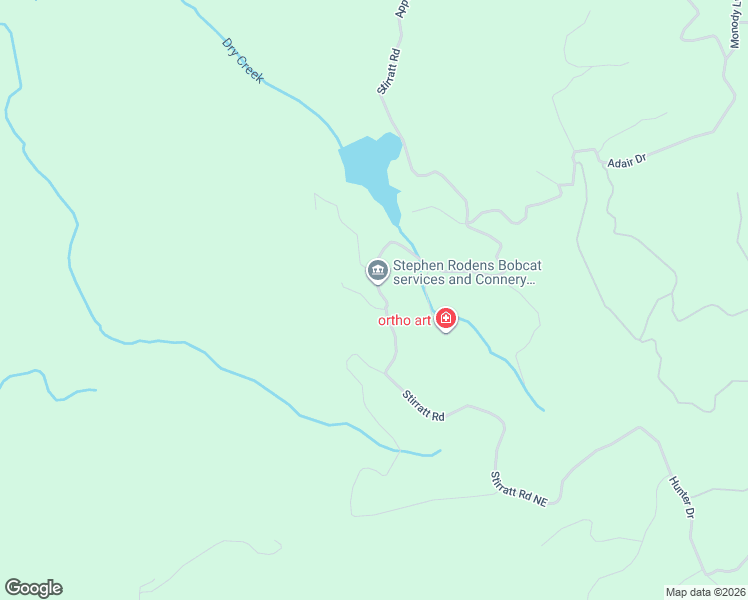 map of restaurants, bars, coffee shops, grocery stores, and more near 270 Garnet Court in Ranger