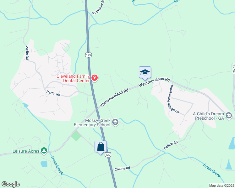 map of restaurants, bars, coffee shops, grocery stores, and more near 3057 Westmoreland Rd in Cleveland