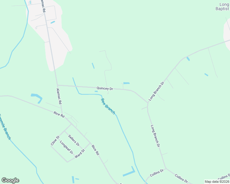 map of restaurants, bars, coffee shops, grocery stores, and more near 442 Quincey Drive in Lumberton