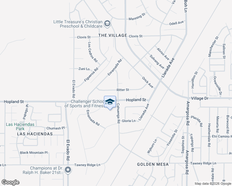 map of restaurants, bars, coffee shops, grocery stores, and more near 14820 Hopland Street in Victorville