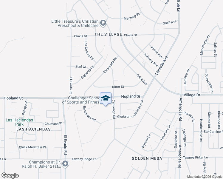 map of restaurants, bars, coffee shops, grocery stores, and more near 14820 Hopland Street in Victorville