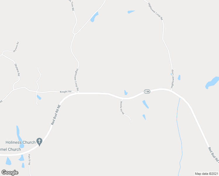 map of restaurants, bars, coffee shops, grocery stores, and more near 7596 Red Bud Road Northeast in Ranger