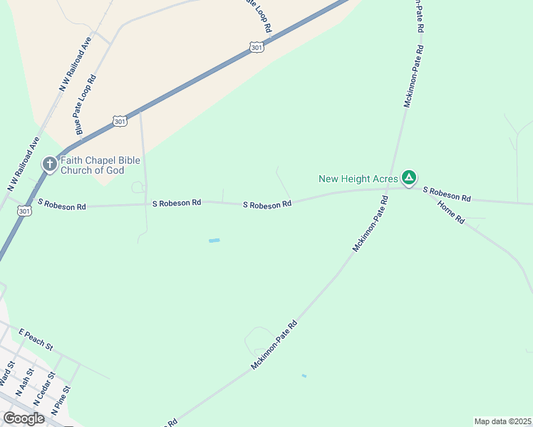map of restaurants, bars, coffee shops, grocery stores, and more near 4271 South Robeson Road in Rowland